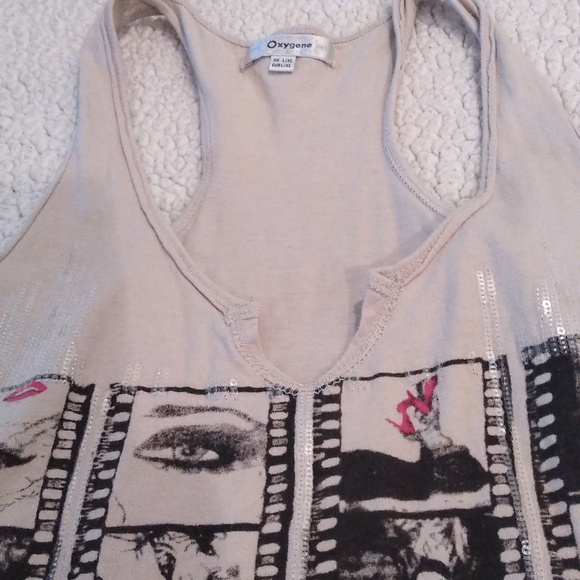 Oxygene Fashion Tank with Sequence SZ Large/X-Large - Picture 11 of 11